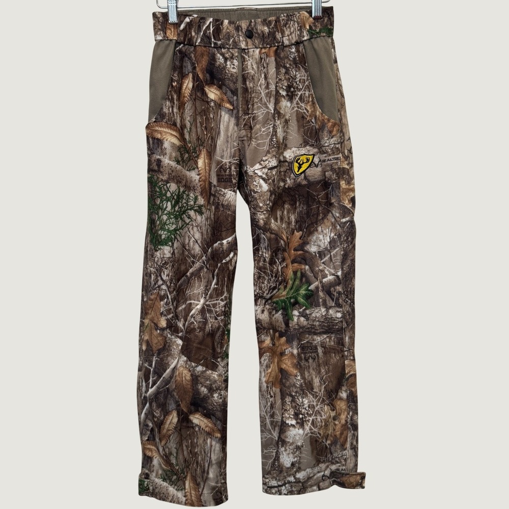 ScentBlocker Youth Hunting Pants L Camo Realtree Edge Rain Blocker Outdoor